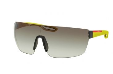 Image of Prada PS01QS Sunglasses TIK0A7-38 - Matte Black Frame, Grey Gradient Lenses