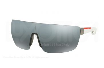 Image of Prada PS01QS Sunglasses TWK1B0-38 - Matte Gunmetal Frame, Gray Mirror Silver Gradient Lenses