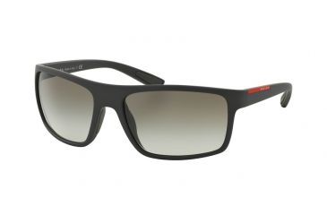 Image of Prada PS02QS Progressive Prescription Sunglasses PS02QS-TFZ0A7-62 - Lens Diameter 62 mm, Frame Color Grey Rubber