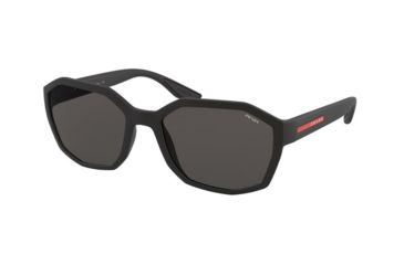 Image of Prada PS02VS Sunglasses 1BO5S0-57 - , Grey Lenses
