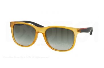 Image of Prada PS03OS Prescription Sunglasses PS03OS-TWX0A7-55 - Lens Diameter 55 mm, Frame Color Matte Orange