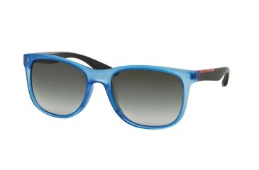 Image of Prada PS03OS Prescription Sunglasses PS03OS-TWY0A7-55 - Lens Diameter 55 mm, Frame Color Matte Blue