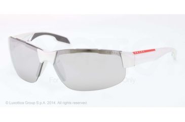 Image of Prada PS03PS Sunglasses DHA2B0-71 - Chrome Frame, Mirror Silver Lenses