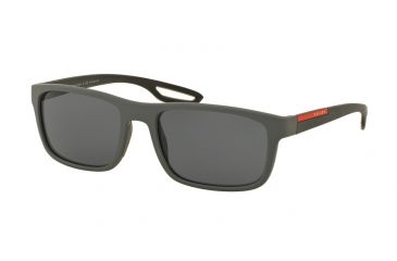 Image of Prada PS03RS Bifocal Prescription Sunglasses PS03RS-UFK5Z1-56 - Lens Diameter 56 mm, Frame Color Grey Rubber