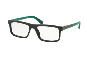 Image of Prada PS04GV Bifocal Prescription Eyeglasses UB31O1-53 - Matte Brown Frame