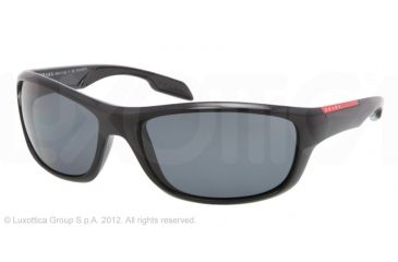 Image of Prada PS04NS Progressive Prescription Sunglasses PS04NS-1AB5Z1-65 - Lens Diameter 65 mm, Frame Color Black