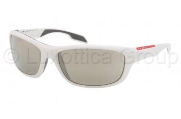 Image of Prada PS04NS Progressive Prescription Sunglasses PS04NS-AAI1C0-6517 - Lens Diameter 65 mm, Frame Color White Sand