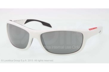Image of Prada PS04NS Progressive Prescription Sunglasses PS04NS-AAI7W1-65 - Lens Diameter 65 mm, Frame Color Matte White