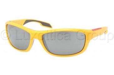 Image of Prada PS04NS Progressive Prescription Sunglasses PS04NS-GKD7W1-6517 - Lens Diameter 65 mm, Frame Color Yellow