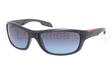 Image of Prada PS04NS Progressive Prescription Sunglasses PS04NS-MAB5I1-6517 - Lens Diameter 65 mm, Frame Color Baltic Blue