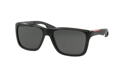 Image of Prada PS04OS Bifocal Prescription Sunglasses PS04OS-1BO1A1-59 - Lens Diameter 59 mm, Frame Color Black Demishiny