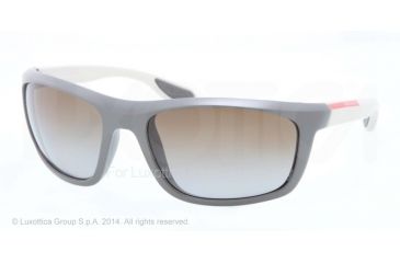 Image of Prada PS04PS Progressive Prescription Sunglasses PS04PS-SL96E1-62 - Lens Diameter 62 mm, Frame Color Grey Demi Shiny