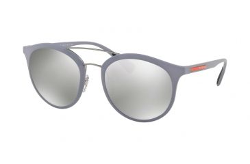 Image of Prada PS04RS Progressive Prescription Sunglasses PS04RS-K3E2B0-54 - Lens Diameter 54 mm, Frame Color Grey Rubber