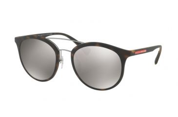 Image of Prada PS04RS Progressive Prescription Sunglasses PS04RS-U615K0-54 - Lens Diameter 54 mm, Frame Color Havana Rubber
