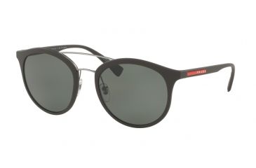 Image of Prada PS04RS Progressive Prescription Sunglasses PS04RS-UB05X1-54 - Lens Diameter 54 mm, Frame Color Brown Rubber