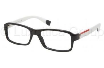Image of Prada PS05CV Bifocal Prescription Eyeglasses 1AB1O1-5417 - Black Frame