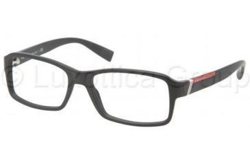Image of Prada PS05CV Bifocal Prescription Eyeglasses 1BO1O1-5417 - Matte Black Frame