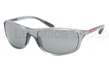 Image of Prada PS05MS Sunglasses BRU7W1-6417 - Water Silver Mirror