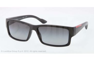 Image of Prada PS05OS Single Vision Prescription Sunglasses PS05OS-1BO5W1-59 - Lens Diameter 59 mm, Lens Diameter 59 mm, Frame Color Black Demi Shiny