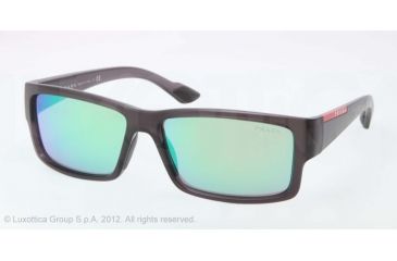 Image of Prada PS05OS Single Vision Prescription Sunglasses PS05OS-NAR1M2-59 - Lens Diameter 59 mm, Lens Diameter 59 mm, Frame Color Gray Demi Shiny