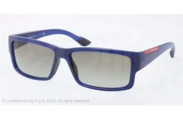 Image of Prada PS05OS Single Vision Prescription Sunglasses PS05OS-OAI3M1-59 - Lens Diameter 59 mm, Lens Diameter 59 mm, Frame Color Blue