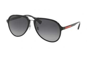 Image of Prada PS05RS Progressive Prescription Sunglasses, 58mm, Black, PS05RS-1AB5W1-58-PRO