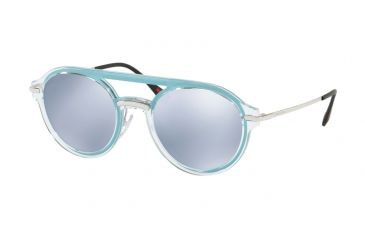 Image of Prada PS05TS Prescription Sunglasses PS05TS-0P85Q0-51 - Lens Diameter 51 mm, Frame Color Azure