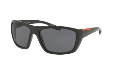 Image of Prada PS06SS Single Vision Prescription Sunglasses PS06SS-1AB5Z1-61 - Lens Diameter 61 mm, Frame Color Black