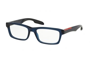 Image of Prada PS07CV Prescription Eyeglasses SMI1O1-55 - Matte Avio Frame