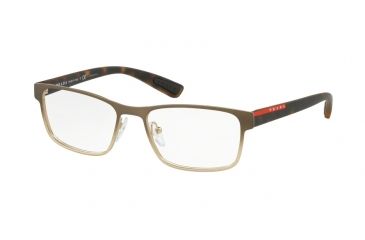 Image of Prada PS50GV Progressive Prescription Eyeglasses, 55mm, Brown Gradient, PS50GV-10U1O1-55-PRO