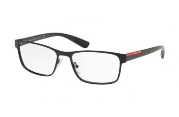 Image of Prada PS50GV Progressive Prescription Eyeglasses, 55mm, Black, PS50GV-1AB1O1-55-PRO