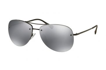 Image of Prada PS50RS Single Vision Prescription Sunglasses PS50RS-7AX5L0-59 - Lens Diameter 59 mm, Frame Color Black