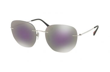 Image of Prada PS50TS Bifocal Prescription Sunglasses PS50TS-1BC129-57 - Lens Diameter 57 mm, Frame Color Silver