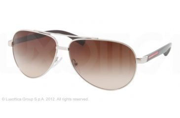 Image of Prada PS51NS Progressive Prescription Sunglasses PS51NS-1BC6S1-63 - Lens Diameter 63 mm, Frame Color Silver