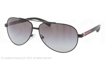 Image of Prada PS51NS Progressive Prescription Sunglasses PS51NS-1BO3M1-63 - Lens Diameter 63 mm, Frame Color Black Demi Shiny
