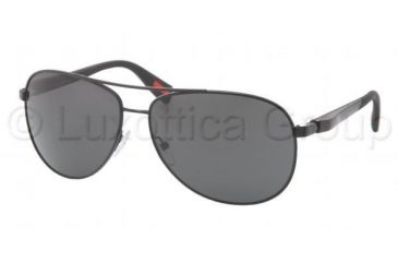 Image of Prada PS51OS Bifocal Prescription Sunglasses PS51OS-1BO1A1-6214 - Lens Diameter 62 mm, Frame Color Black Demi Shiny