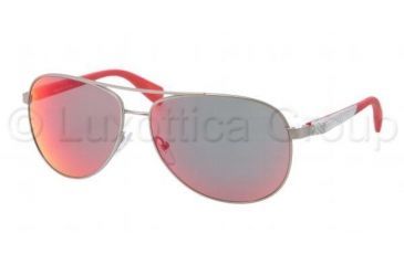 Image of Prada PS51OS Bifocal Prescription Sunglasses PS51OS-5AS6Y1-6214 - Lens Diameter 62 mm, Frame Color Pewter Demi Shiny Red