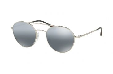 Image of Prada PS51SS Single Vision Prescription Sunglasses PS51SS-1AP2F2-51 - Lens Diameter 51 mm, Frame Color Matte Silver