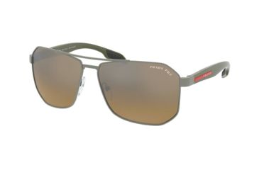 Image of Prada PS51VS Sunglasses DG1741-59 - , Polar Brown Mirror Grey Grad Lenses