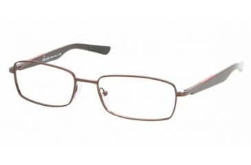 Image of Prada PS52BV #9AN1O1 - Brown Demo Lens Frame