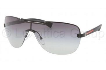 Image of Prada PS52NS Sunglasses 1BO3M1-0136 - Demi Shiny Black Frame, Gray Gradient Lenses
