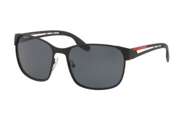 Image of Prada PS52TS Bifocal Prescription Sunglasses, 59mm, Black Rubber, PS52TS-DG05S0-59-BI