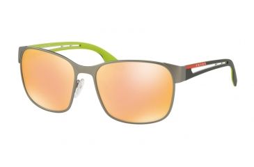 Image of Prada PS52TS Bifocal Prescription Sunglasses PS52TS-DG1132-59 - Lens Diameter 59 mm, Frame Color Gunmetal Rubber