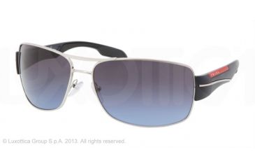 Image of Prada PS53NS Progressive Prescription Sunglasses PS53NS-1BC5I1-65 - Lens Diameter 65 mm, Lens Diameter 65 mm, Frame Color Silver