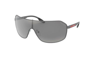 Image of Prada PS53VS Sunglasses TWW2B0-37 - , Light Grey Mirror Silver Lenses