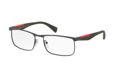 Image of Prada PS54FV Eyeglass Frames UFI1O1-53 - Green Rubber Frame