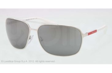 Image of Prada PS54OS Bifocal Prescription Sunglasses PS54OS-1AP7W1-64 - Lens Diameter 64 mm, Lens Diameter 64 mm, Frame Color Silver