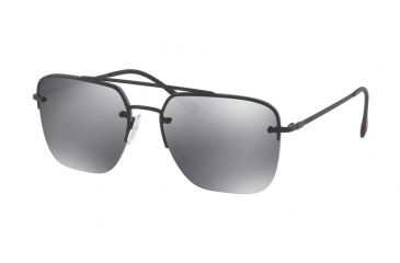 Image of Prada PS54SS Bifocal Prescription Sunglasses PS54SS-DG05L0-59 - Lens Diameter 59 mm, Frame Color Black Rubber
