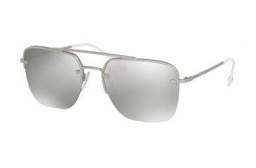 Image of Prada PS54SS Bifocal Prescription Sunglasses PS54SS-QFP2B0-59 - Lens Diameter 59 mm, Frame Color Silver Rubber