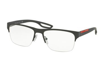 Image of Prada PS55FV Eyeglass Frames TIG1O1-54 - Grey Rubber Frame